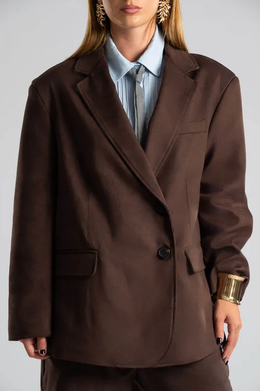 Σακάκι Blazer Σουέτ