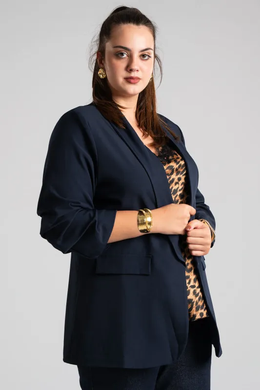 Casual Blazer Ruffle