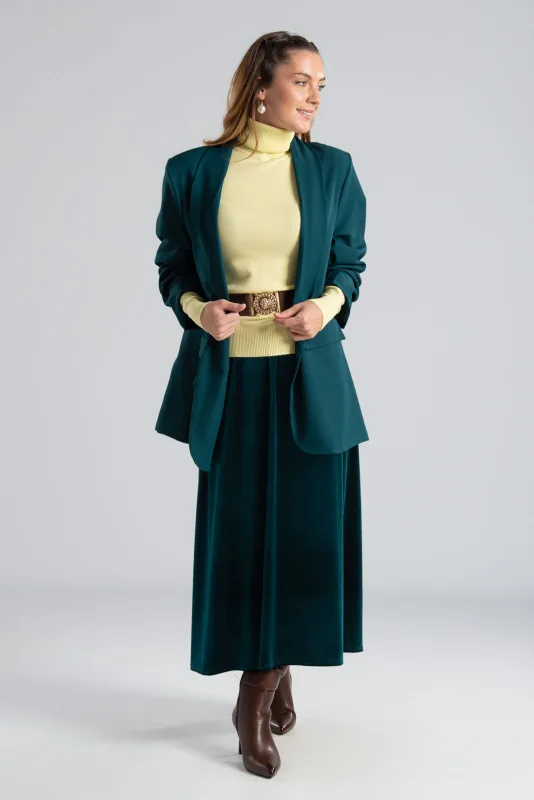 Casual Blazer Ruffle