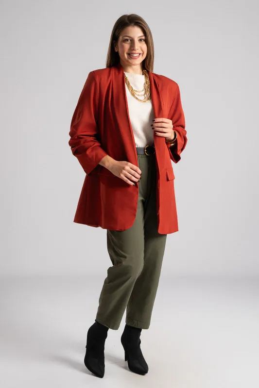 Casual Blazer Ruffle