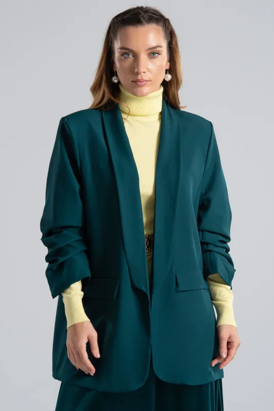 Casual Blazer Ruffle