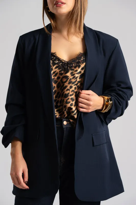 Casual Blazer Ruffle