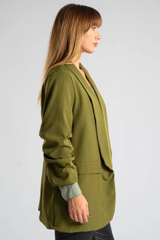 Casual Blazer Ruffle