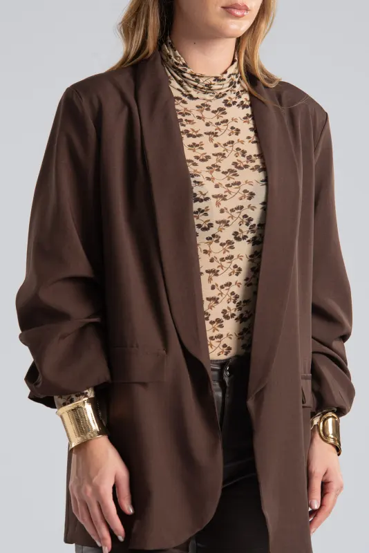 Casual Blazer Ruffle