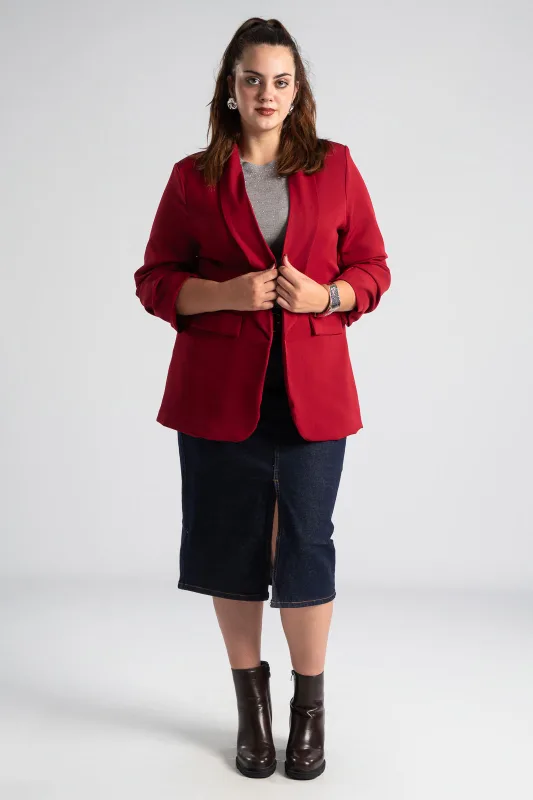 Casual Blazer Ruffle