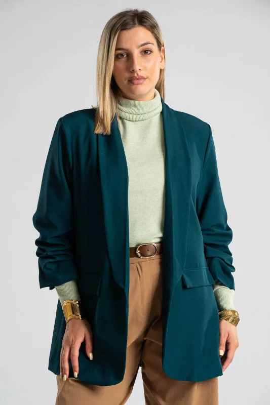 Casual Blazer Ruffle