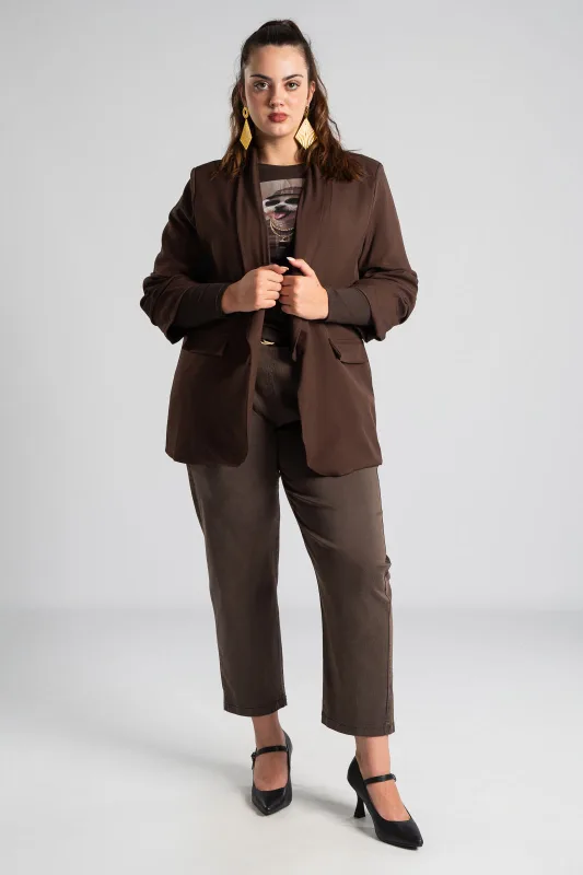 Casual Blazer Ruffle