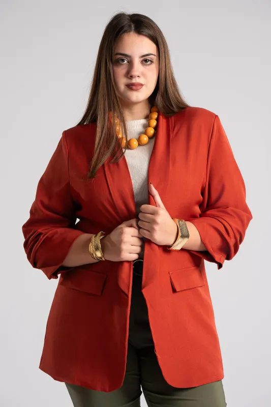 Casual Blazer Ruffle