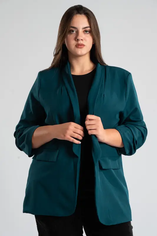 Casual Blazer Ruffle