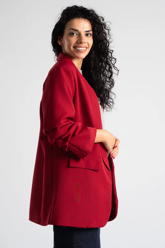 Casual Blazer Ruffle