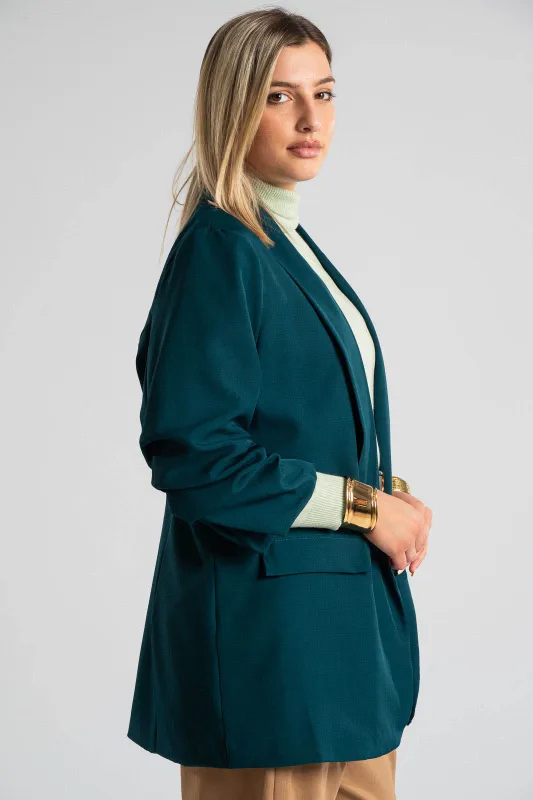 Casual Blazer Ruffle