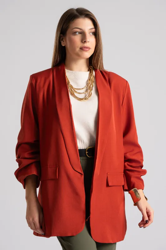 Casual Blazer Ruffle