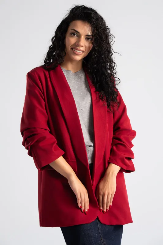 Casual Blazer Ruffle