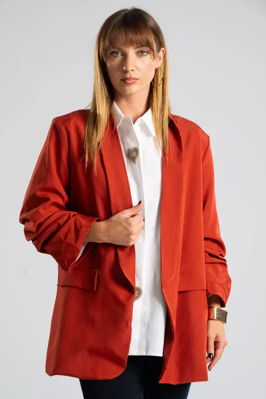 Casual Blazer Ruffle