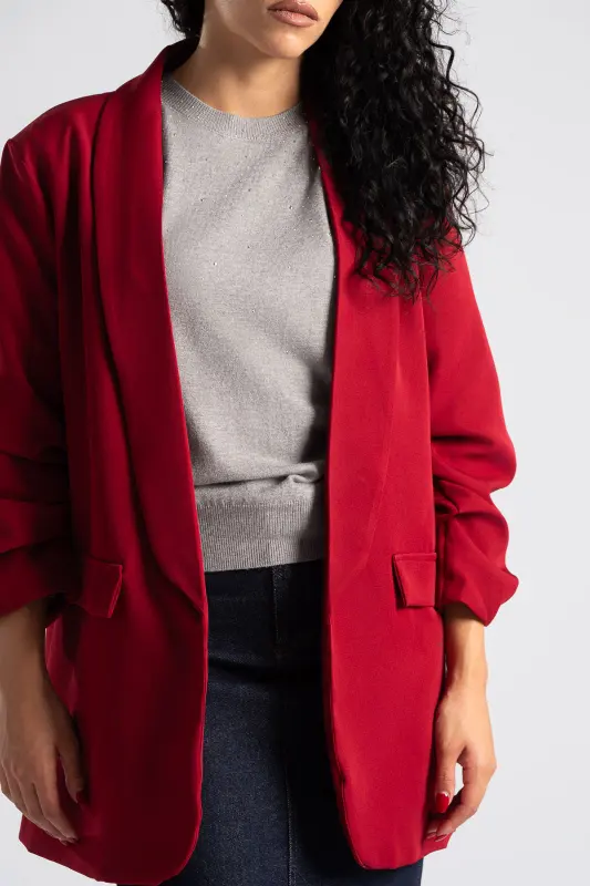 Casual Blazer Ruffle