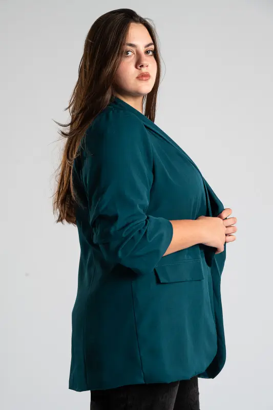 Casual Blazer Ruffle