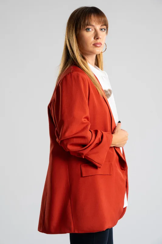 Casual Blazer Ruffle