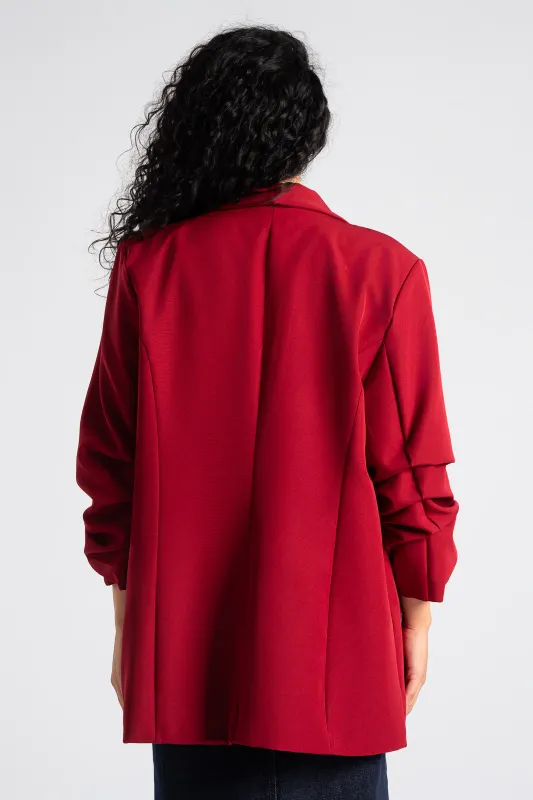 Casual Blazer Ruffle