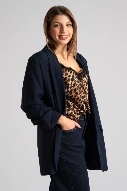 Casual Blazer Ruffle