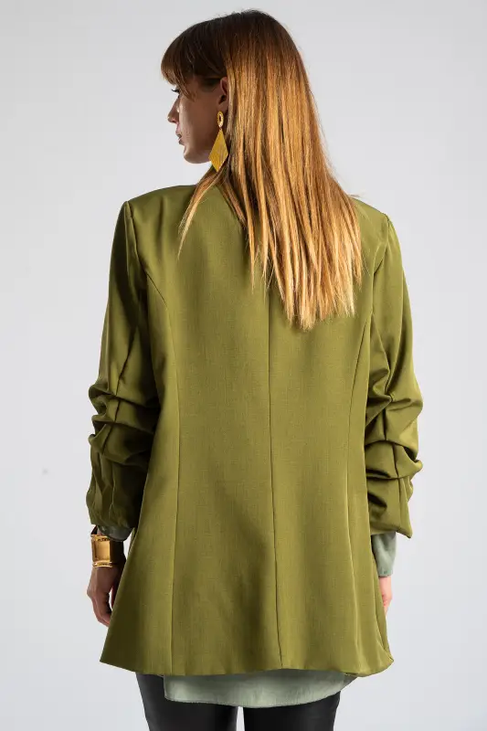 Casual Blazer Ruffle