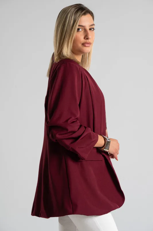 Casual Blazer Ruffle