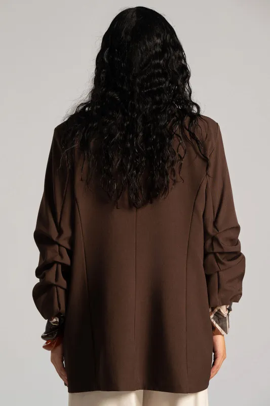 Casual Blazer Ruffle