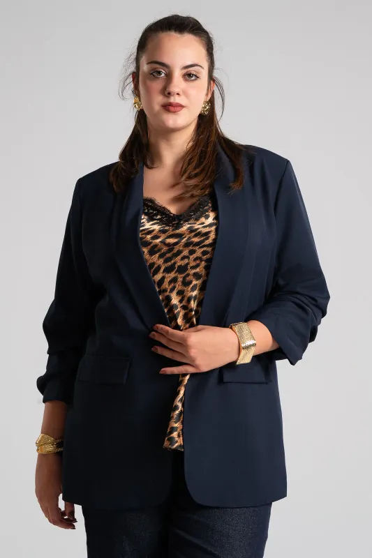 Casual Blazer Ruffle