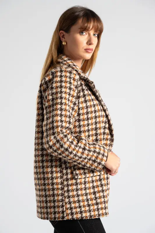 Σακάκι Καρό Καρφίτσες