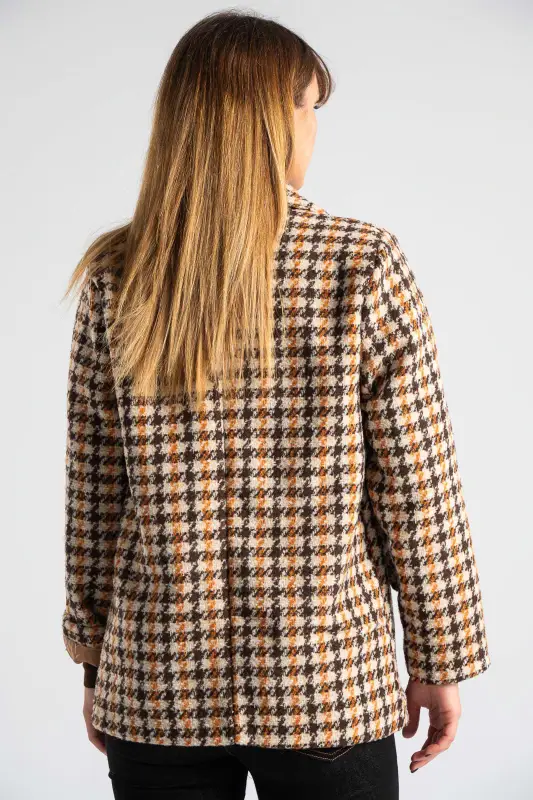 Σακάκι Καρό Καρφίτσες