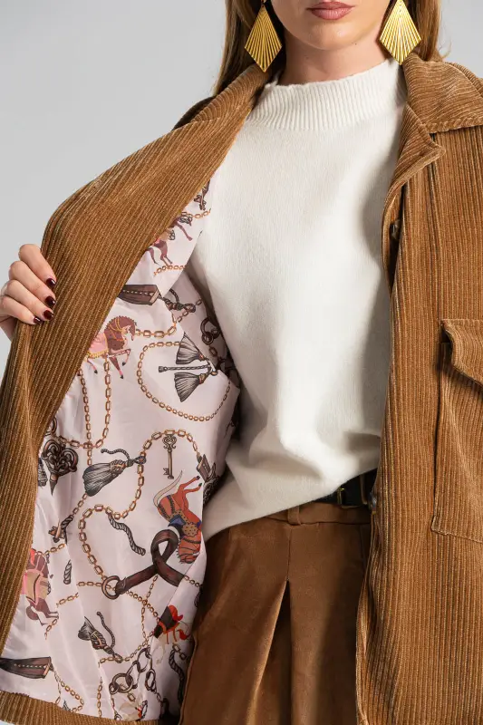 Σακάκι Κοτλέ Τσέπες