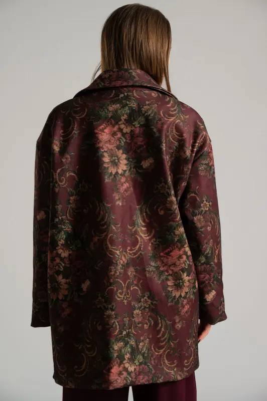 Σακάκι Μακρύ Πέτο Floral