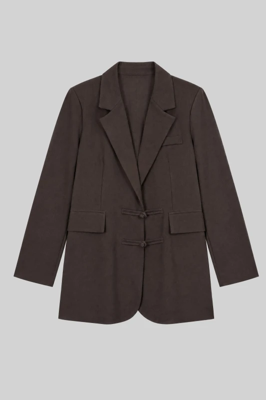 Blazer with Frog Closure