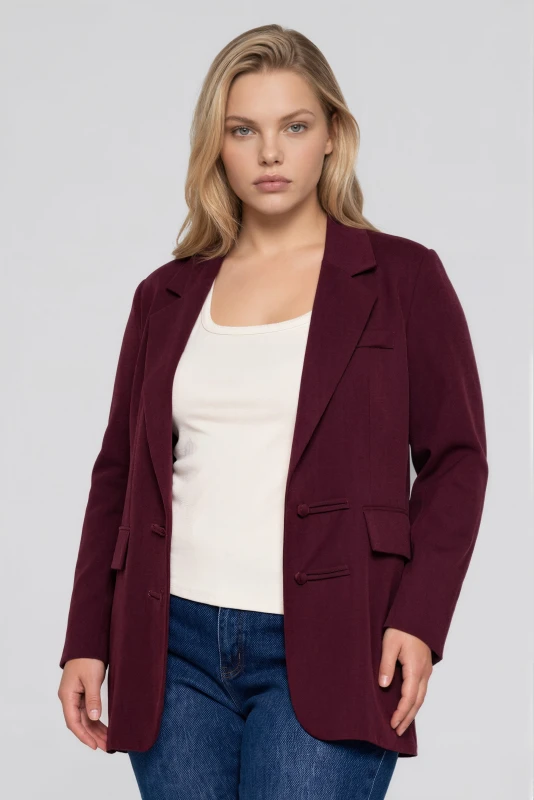 Blazer with Frog Closure
