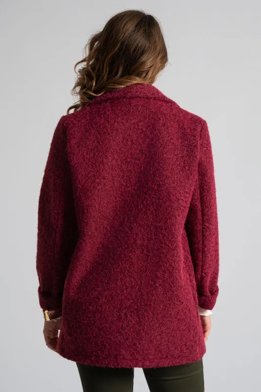 Jacket Boucle Solid Color