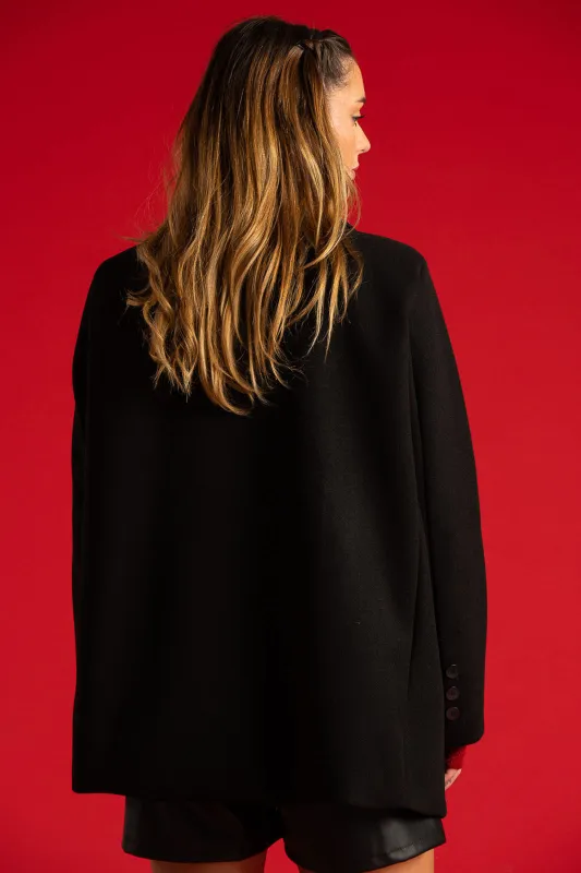 Blazer Lapel Pockets Flap