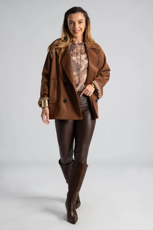 Σακάκι Σουέτ Paisley Φόδρα