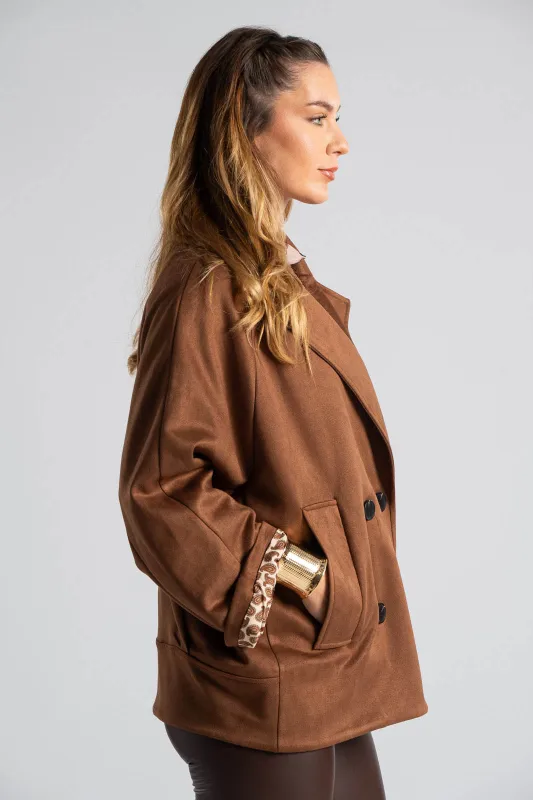 Σακάκι Σουέτ Paisley Φόδρα