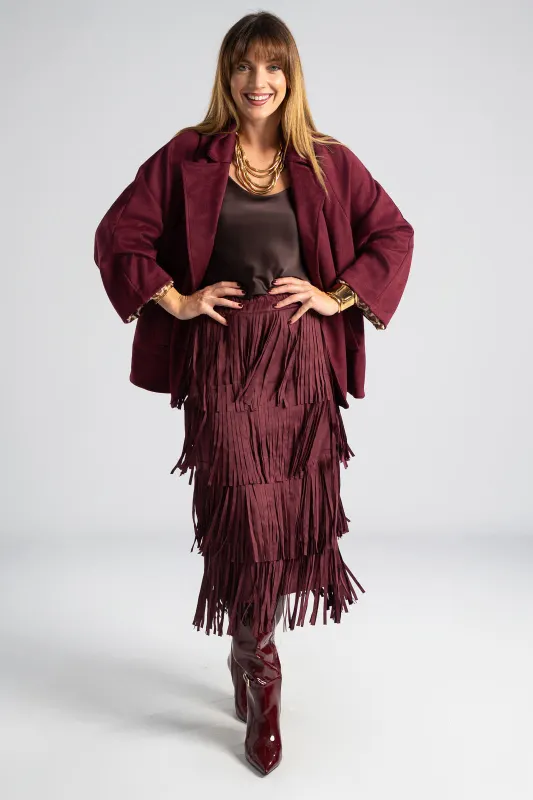 Σακάκι Σουέτ Paisley Φόδρα