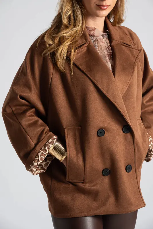 Σακάκι Σουέτ Paisley Φόδρα