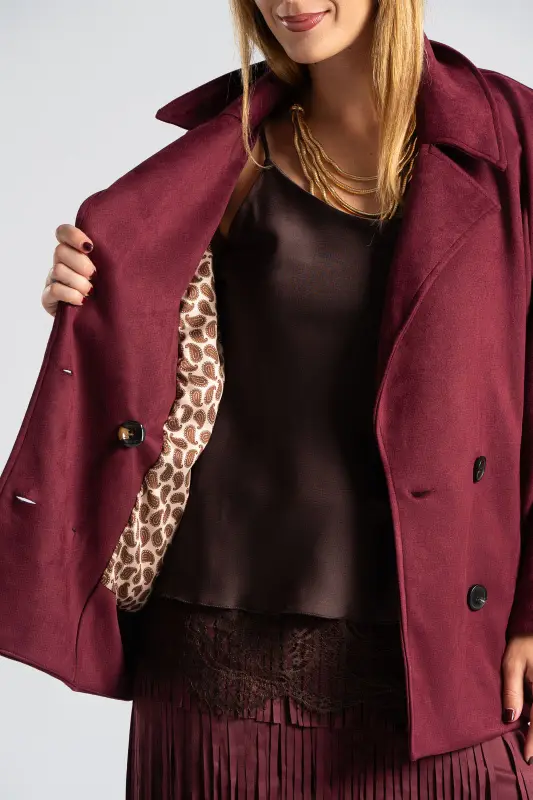 Σακάκι Σουέτ Paisley Φόδρα