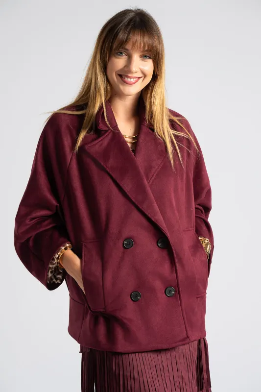 Σακάκι Σουέτ Paisley Φόδρα