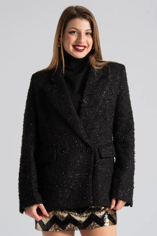 Σακάκι Τουΐντ Παγιέτα