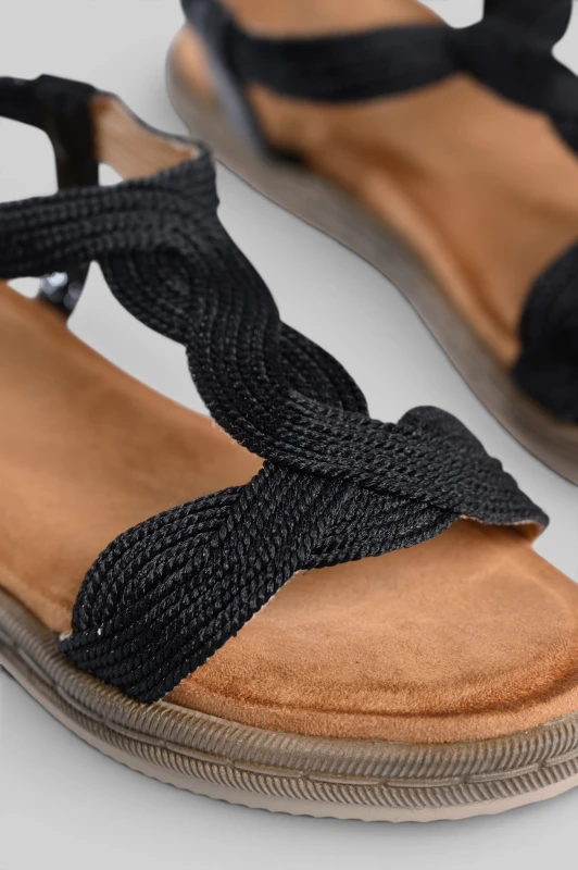 Sandals Flat Knitted Design 