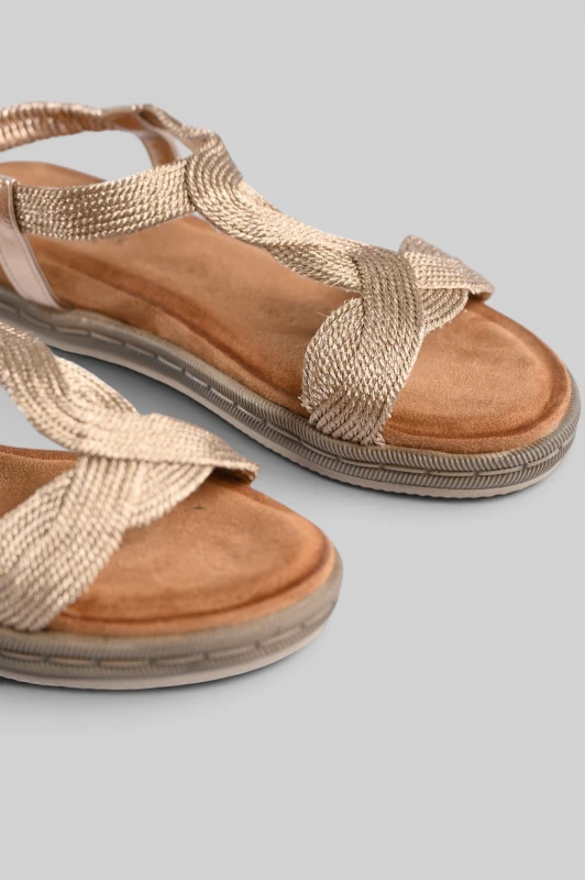 Sandals Flat Knitted Design 