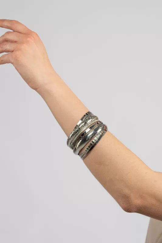 Σετ Bangle Ανάγλυφα