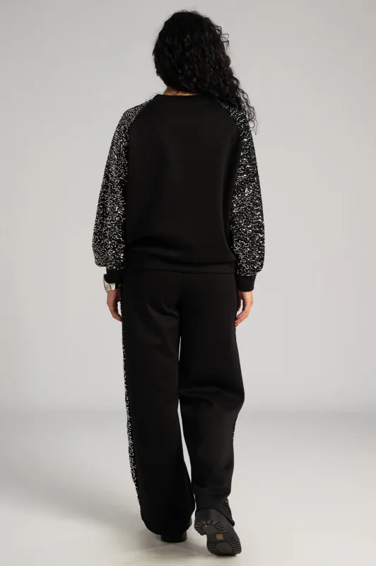 Tracksuit Silver Sequins