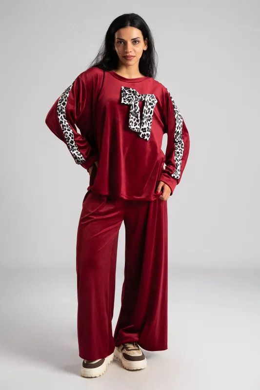 Σετ Φόρμας Leopard Φιόγκος