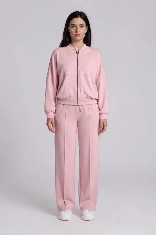 Track Suit Set Jacket Zipper 