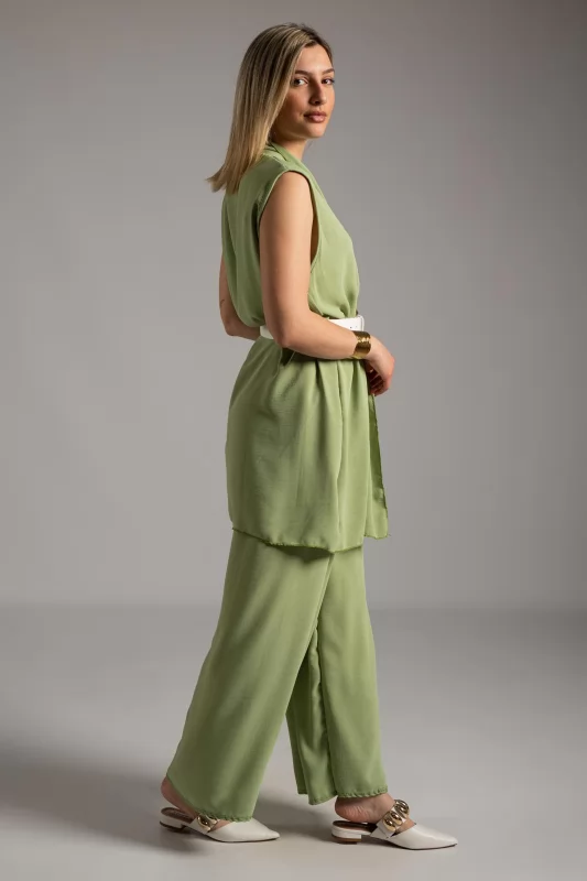 Set Vest- Pants Crep 