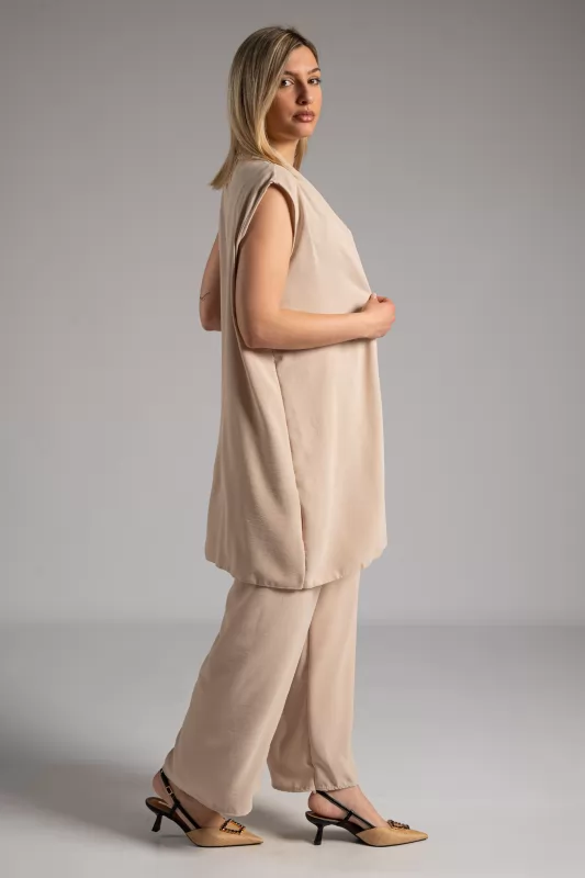 Set Vest- Pants Crep 